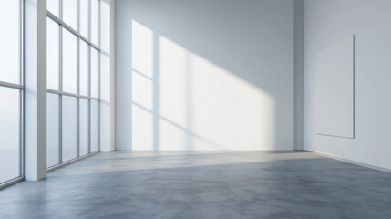 Modern graphic design studio corner showcasing clean, minimalist aesthetics and creative workspace design.