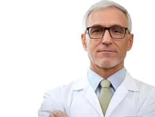 Confident businessman portrait, a man in white shirt and tie, exuding professionalism in corporate setting