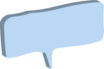 blue speech bubble