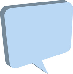 blue speech bubble