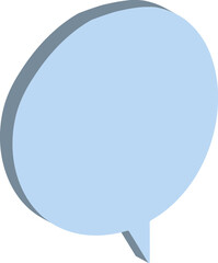 blue speech bubble