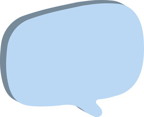 blue speech bubble