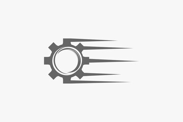 setting gear move fast logo