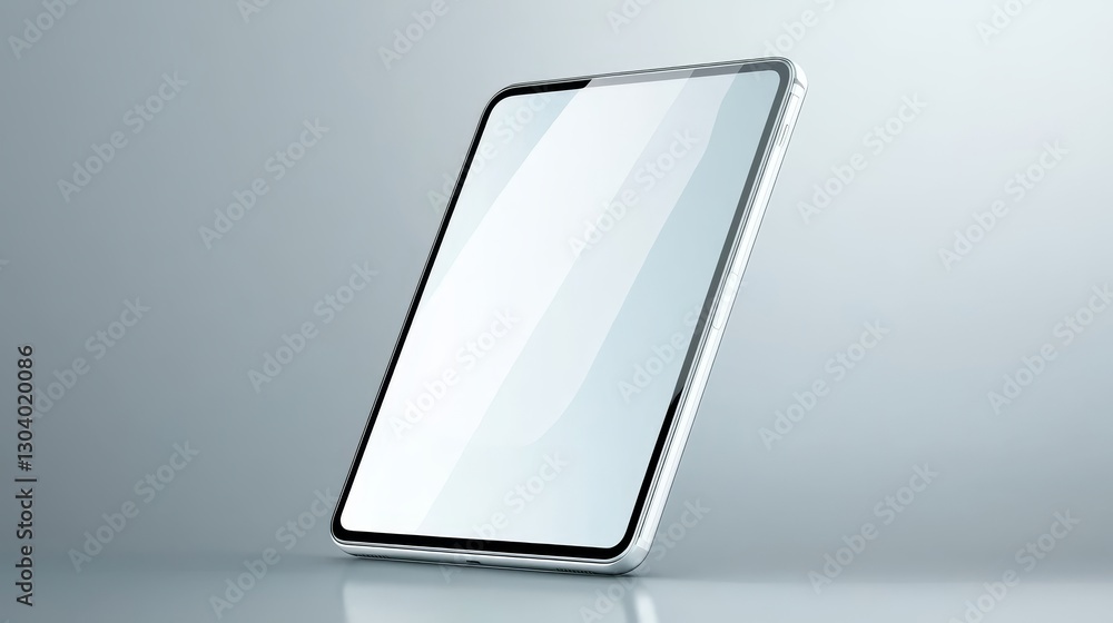 Aufkleber modern smartphone mockup with blank screen on gray background perfect for showcasing apps and websit