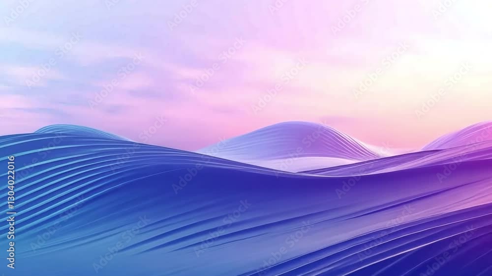 Poster abstract dreamscape: a captivating abstract landscape of rolling hills and textured surfaces painted