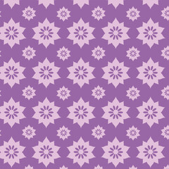 vector seamless pattern with snowflakes