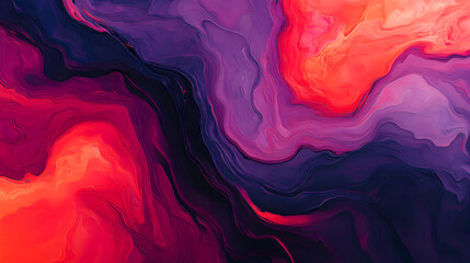 Obraz premium Dynamic abstract art modern gallery digital artwork vibrant colors close-up emotion