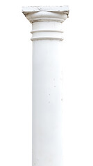 Architectural column detail historic site photo isolated background close-up classic design