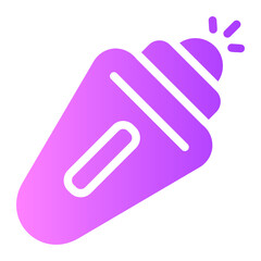 laser pointer Gradient icon