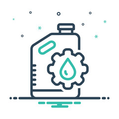 Mix icon for engine oil