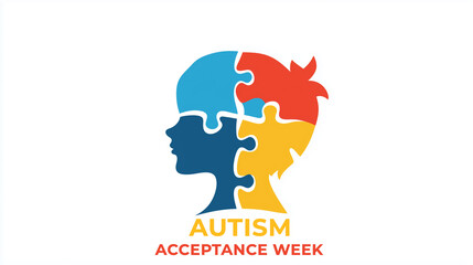 Autism Acceptance Week. Autism concept illustration.