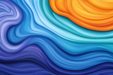 A clean, modern infographic showing the movement of warm and cold ocean currents