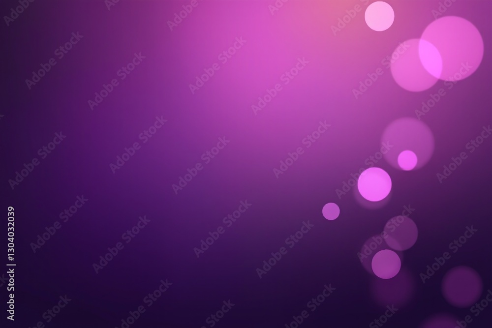 Poster soft purple gradient with light bokeh effect on dark background