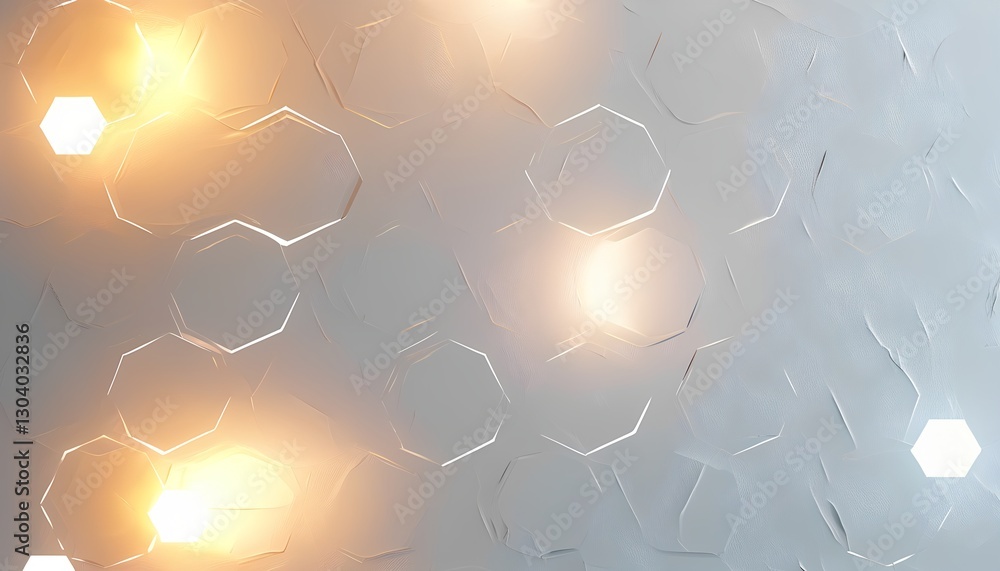 Poster illuminated abstract pattern digital artwork light effects modern design close-up view artistic conc