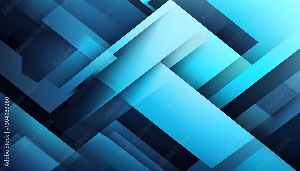 Poster dynamic abstract shapes digital space graphic design virtual environment aerial view modern aestheti