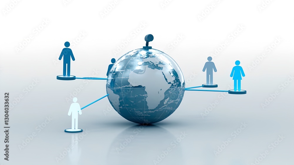 Poster global connectivity event virtual networking among diverse individuals online space digital interact
