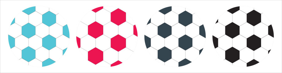 Minimalist Vector Football in Two Shades