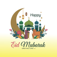 Islamic Festival Eid Mubarak Template