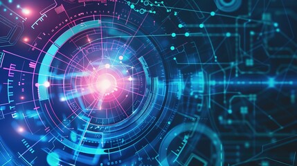 Mastering Technology - Themed Event Background Design: A Creative Odyssey