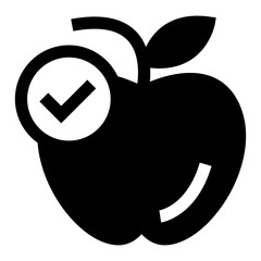 Balanced Diet and apple fruit