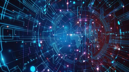 Mastering Technology - Themed Event Background Design: A Creative Odyssey