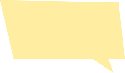 vector illustration of a yellow paper