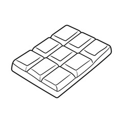 chocolate line art coloring page vector illustration