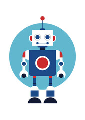 Fototapeta premium アンテナがついたロボット