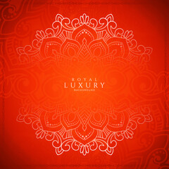 Classic beautiful luxurious floral frame decorative background