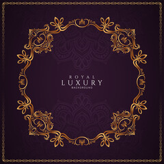 Beautiful elegant decorative floral frame classic background