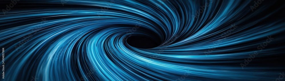 Poster a swirling vortex of deep blue hues, creating a mesmerizing abstract pattern that draws the eye towa