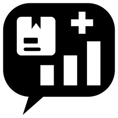 Obraz premium Demand Glyph Icon