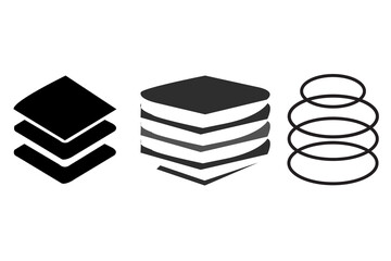 stack of books on a white background