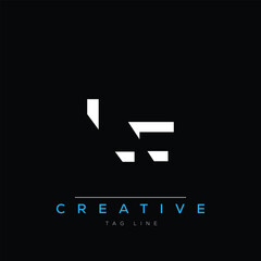 L and F logo design. LF creative Monogram Logo. This logo design is the process of creating a visual symbol that represents a brand, company, or individual.