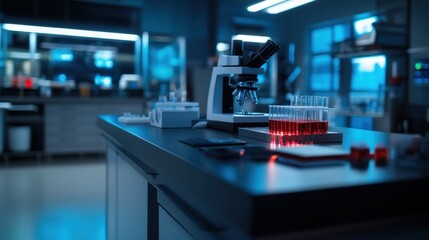 Futuristic lab research station