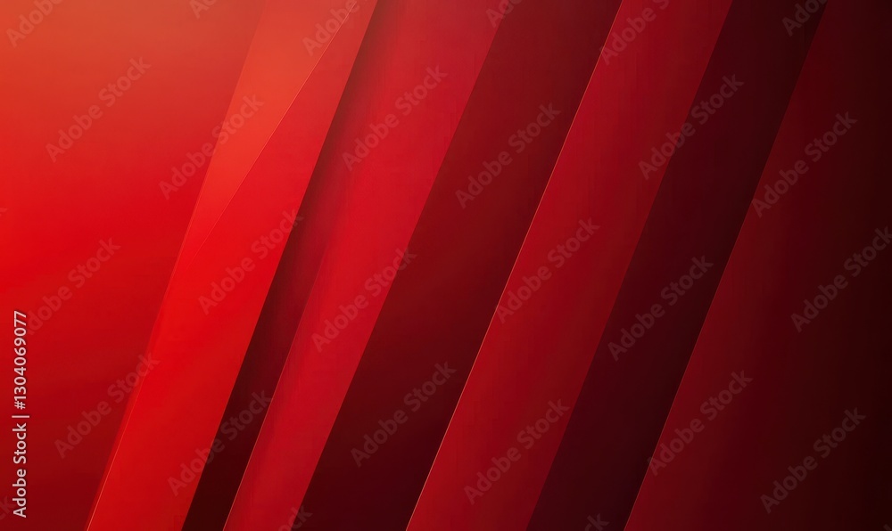 Poster abstract red background with geometric shapes and dynamic lines creating a modern artistic feel for 