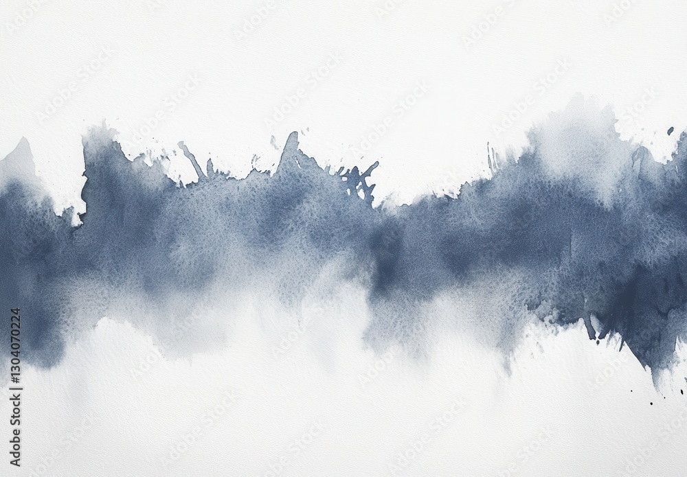Poster abstract watercolor background with blue tones creating a soft and serene artistic effect ideal for 
