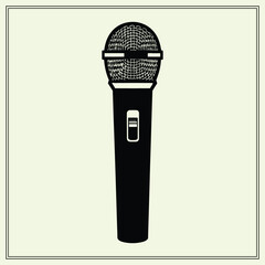Microphone Silhouette, Audio