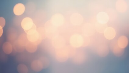 Warm Golden Bokeh Light Blur with Soft Focus