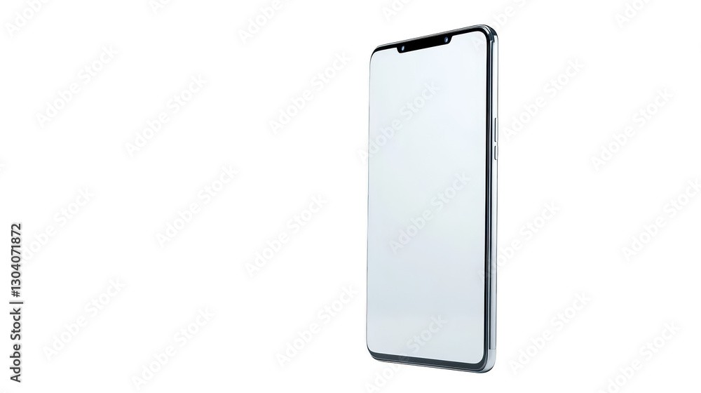 Poster a blank 3d tablet display with empty transparent glass objects