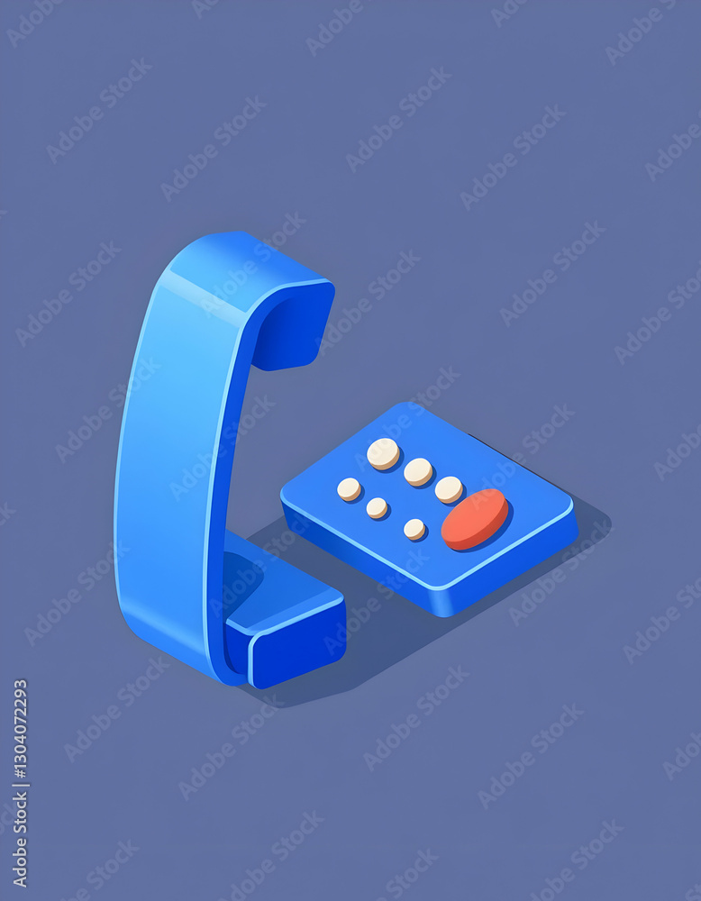 Poster isometric arcade game machine with buttons and joystick illustration
