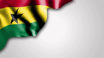 Waving Ghanaian Flag: A Symbol of Heritage, Culture, and National Pride in Vibrant Colors