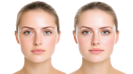 Before & after, subtle enhancements, remarkable transformation. discover the art of facial refinement.