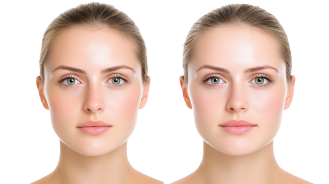 Before & after, subtle enhancements, remarkable transformation. discover the art of facial refinement.