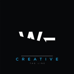 W and F logo design. WF creative Monogram Logo. This logo design is the process of creating a visual symbol that represents a brand, company, or individual.