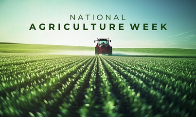 National Agriculture week. Agriculture concept photo.