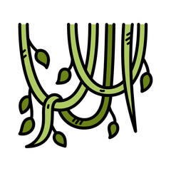 Green Vines with Leaves