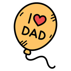 Balloon for Dad Love