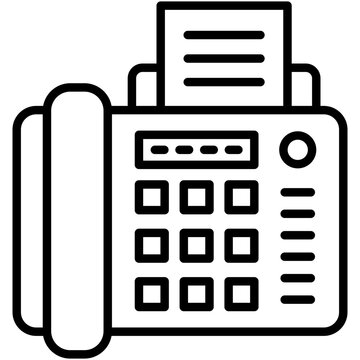 Fax Machine  Icon
