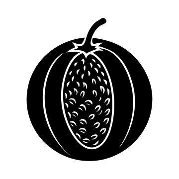 black passion fruit graphic design clip art preview